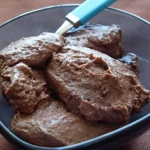 simple à cuisiner Mousse au chocolat à la crème de marrons recette