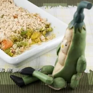 rapide à cuisiner Crumble de légumes aux cajou citronnées cuisiner la recette