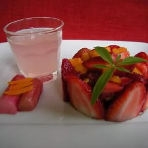 simple à cuisiner eau de rhubarbe à la verveine citronnelle recette de