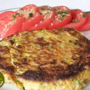 facile à cuisiner Galette de légumes-amande croquantes cuisine végétarienne