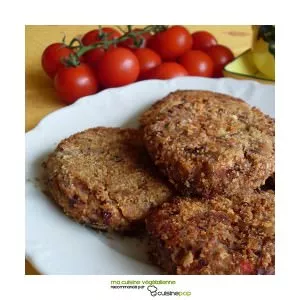 rapide Galettes d'haricots rouges et poivrons  cuisiner la recette