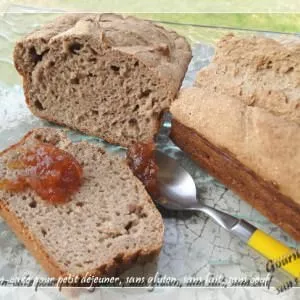 rapide Pain cake pour petit déjeuner, sans gluten, sans lait,... cuisiner la recette