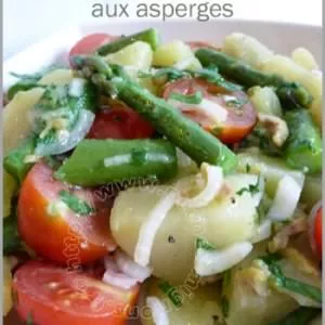 simple à cuisiner Salade de pommes de tere aux asperges recette de