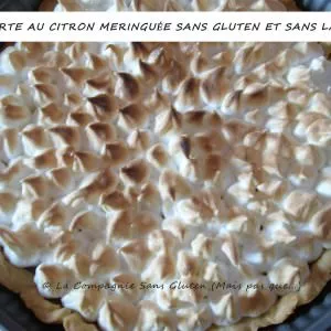 rapide à cuisiner Tarte au citron meringuée sans gluten et sans lait préparation