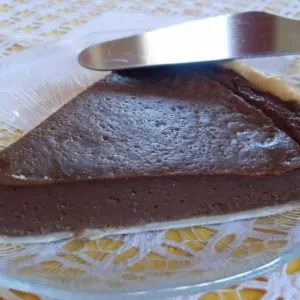 simple à préparer Tarte au flan, chocolat au lait (Vegan)  recette végétarienne