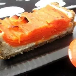 rapide Tarte aux carottes et au chèvre frais recette