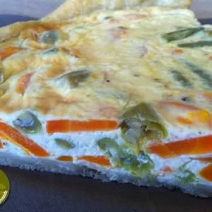 facile à cuisiner Tarte jardinière au comté recette de