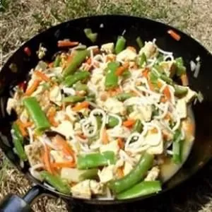 rapide Tempeh sauté aux légumes cuisine végétarienne