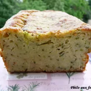 facile Cake aux courgettes et au parmesan cuisine végétarienne