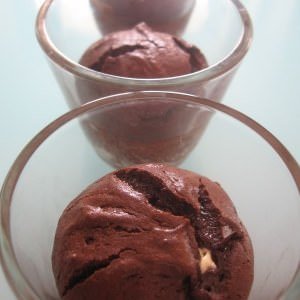 rapide Coulant aux deux chocolats recette