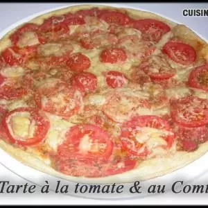 facile Tarte à la tomate et au comté recette végétarienne