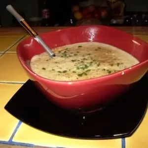 facile à cuisiner Velouté de champignons recette végétarienne