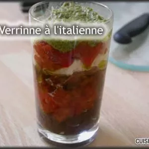 rapide Verrines à l'italienne recette de