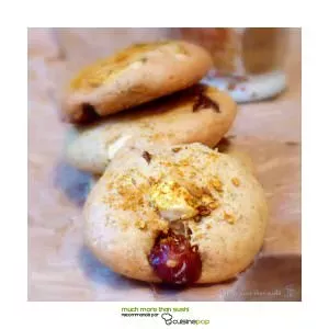facile Cookies chocolat blanc,dattes et curry préparer la recette