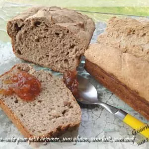 rapide Pain cake pour petit déjeuner, sans gluten, sans lait,... cuisiner la recette