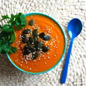 simple à préparer Velouté de potimarron à la crème de coco recette de