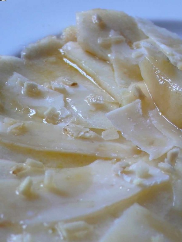 Carpaccio de poires