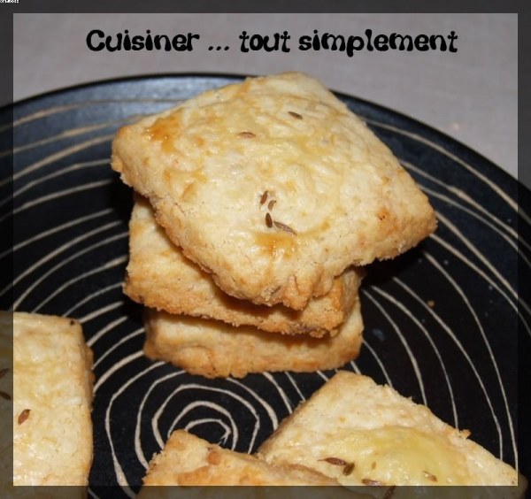 Carrès salés au comté et au cumin
