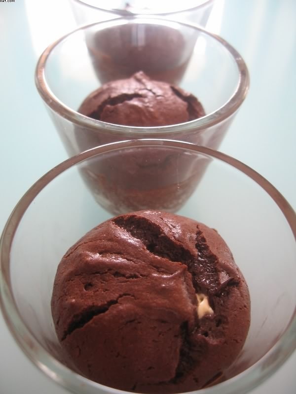Coulant aux deux chocolats