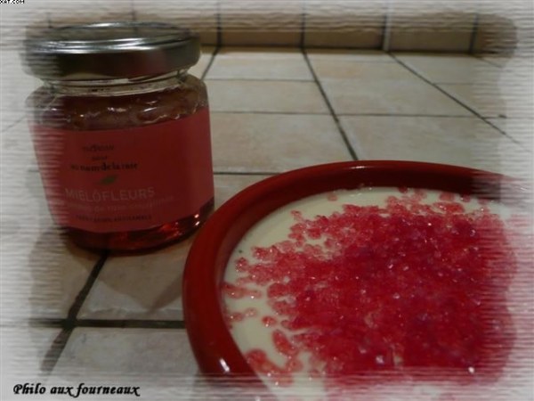 Crème brulée au miel