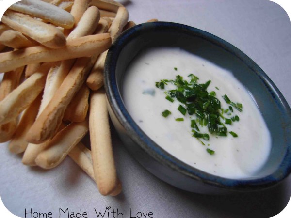 Crème de chèvre à la ciboulette