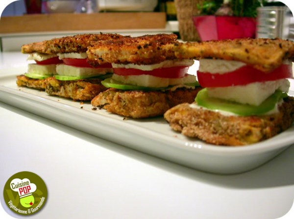 Croque-monsieur de tofu
