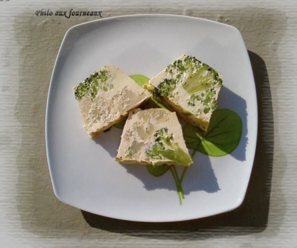 Flan de brocoli et de chou-fleur