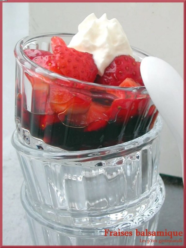 Fraises balsamiques