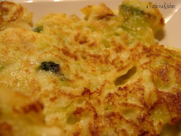 Galettes aux courgettes & parmesan