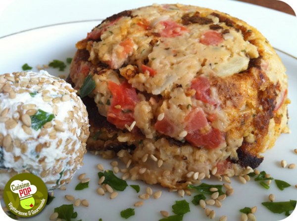 Galettes d'avoine au fromage frais