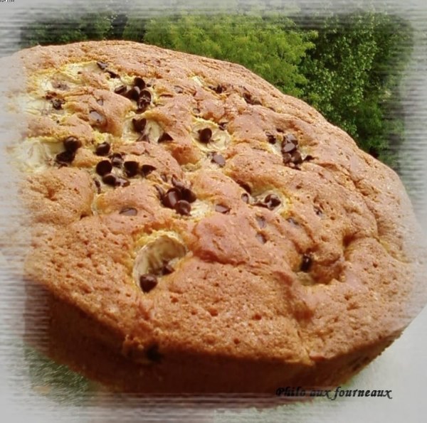 Gateau banane et chocolat