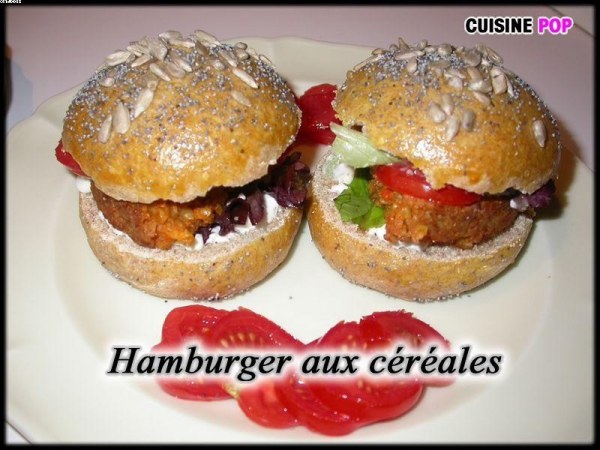 Hamburger aux céréales