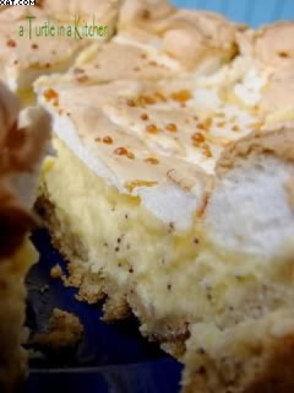 Tarte au pavot & citron Meringuée