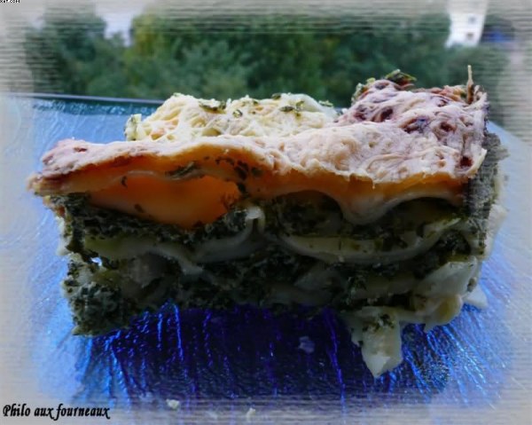Lasagne aux épinards & ricotta