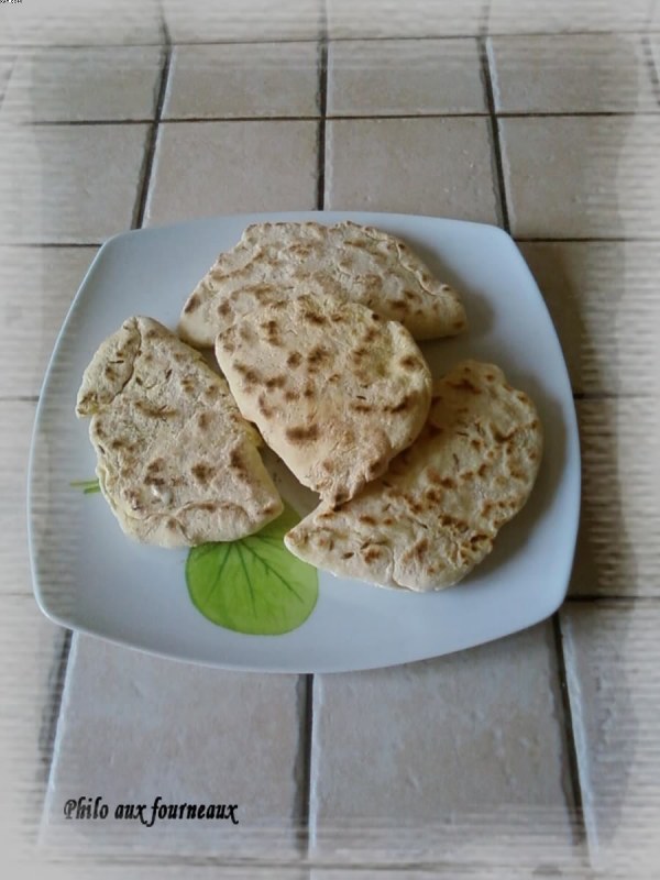Naans au fromage