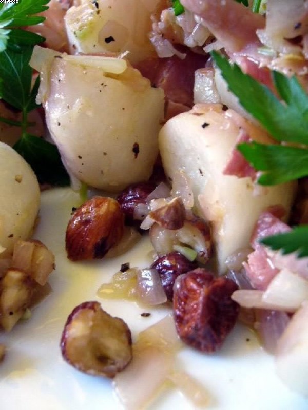 Navets nouveaux en vinaigrette
