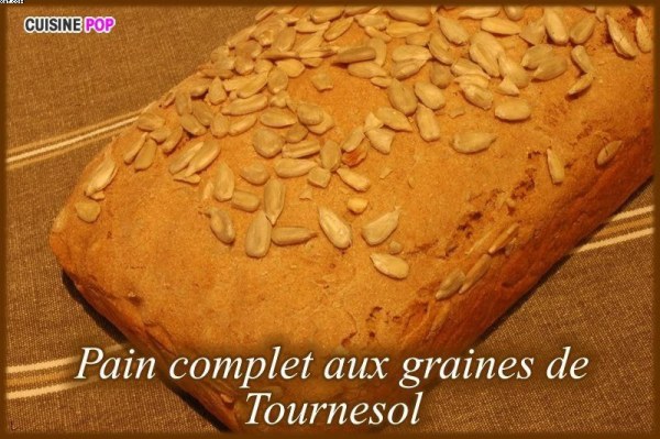 Pain complet aux graines de Tournesol