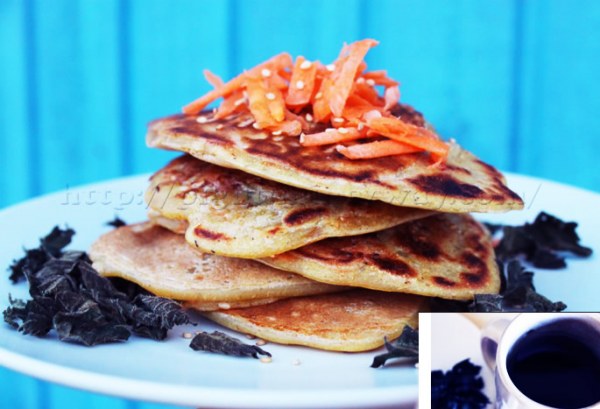 Pancakes Salés Carottes et Orties