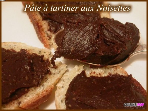 Pâte à tartiner aux Noisettes
