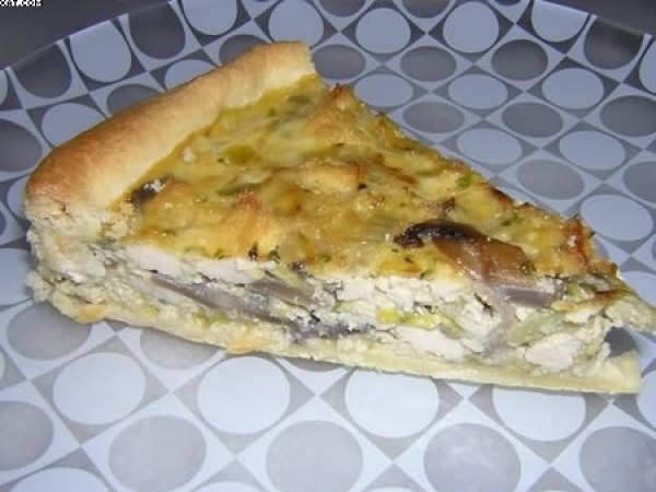 Quiche de Poireaux au tofu