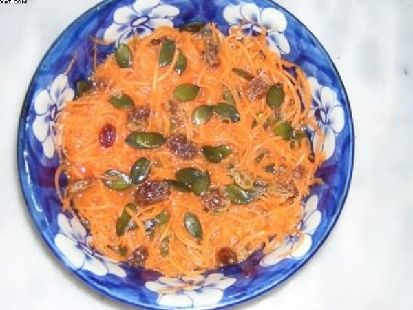 Salade de carottes râpées à l'orange
