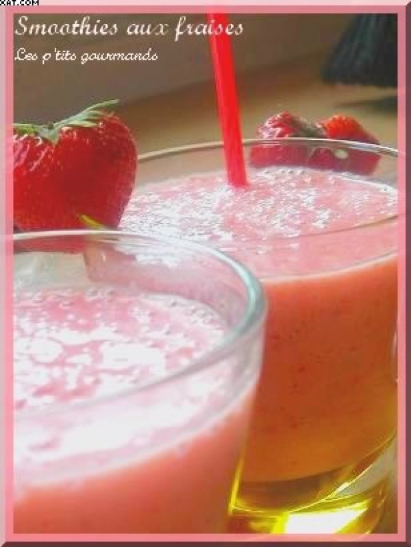 Smoothie à la fraise