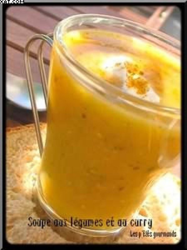 Soupe aux légumes et au curry