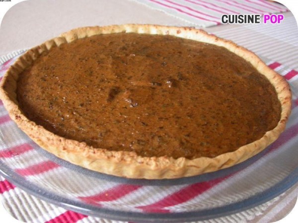 Tarte à la crème de pruneaux