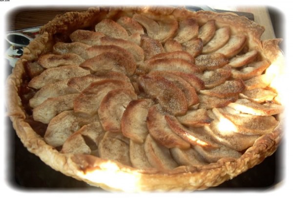 Tarte aux pommes au beurre salé