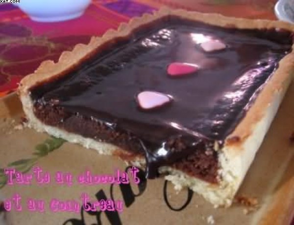 Tarte chocolat - cointreau