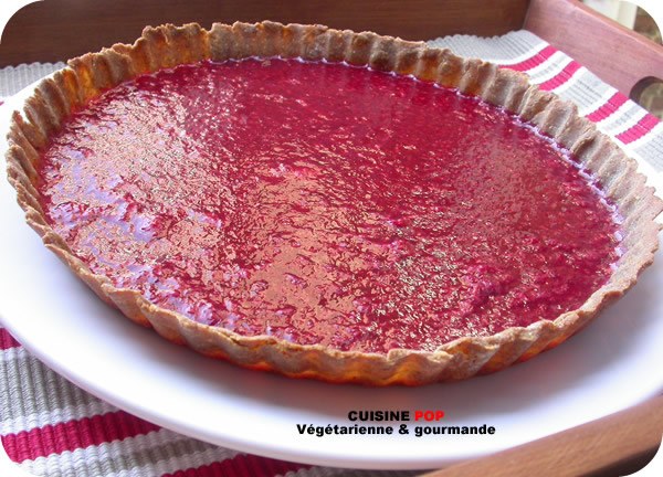 Tarte à la framboise