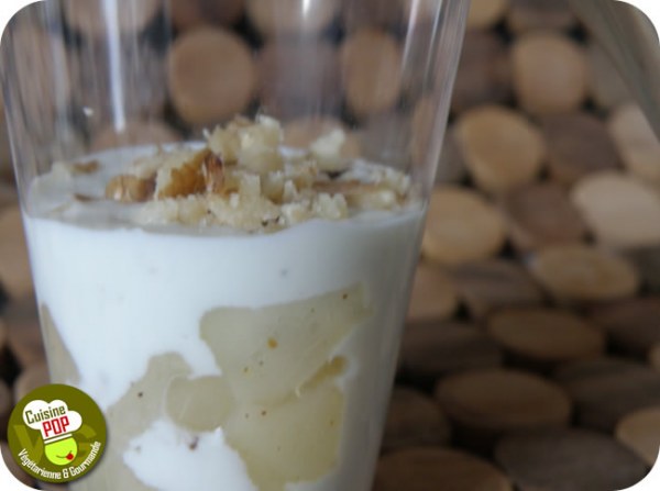 Crème de roquefort aux poires