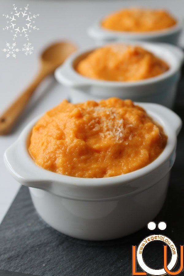 Crème de carottes au gingembre et au lait de coco