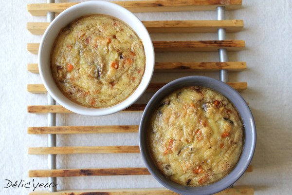 Flan d'amarante aux légumes